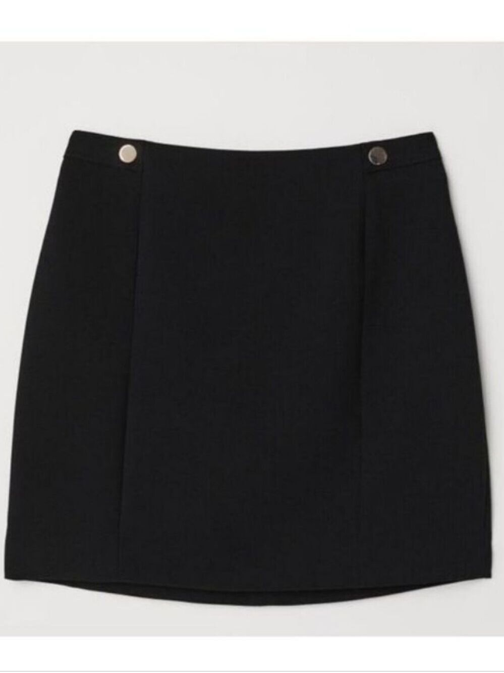 H&M Black Short Tailored Skirt Size 10